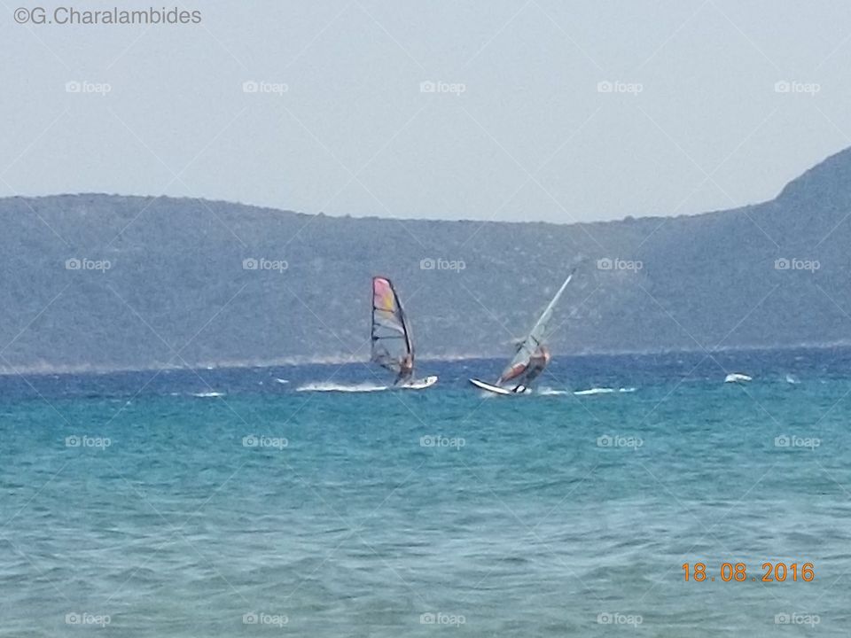 Lampes beach, Foinikounta, Peloponnese, Hellas