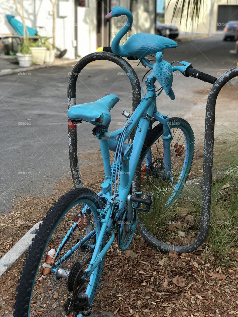 What happened to this bicycle?
