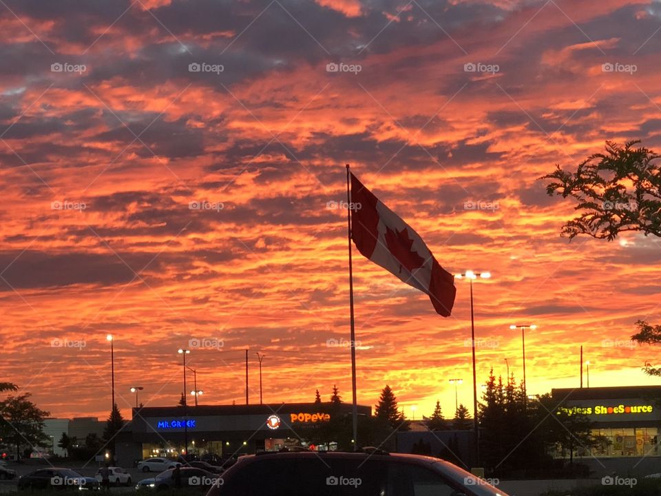 Canada’s sunset 