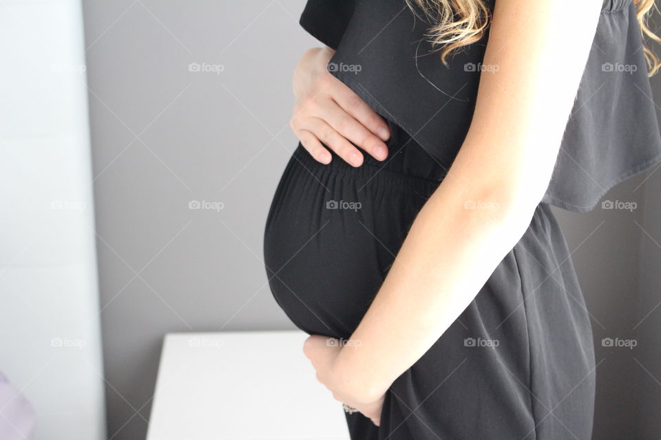 Close-up of Pregnant woman