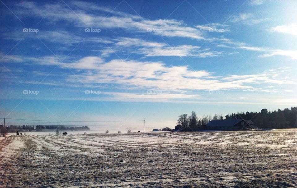 snow winter landscape sky by rasmusviktorsson