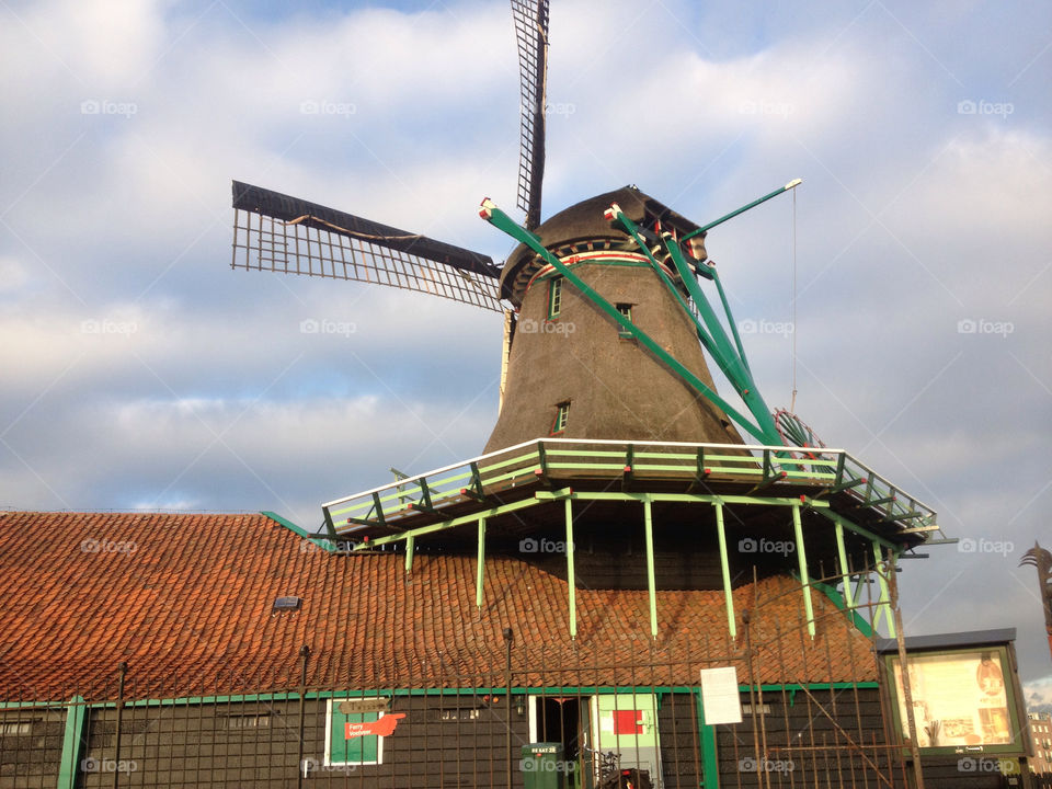 buildings the netherlands windmill zaanstad by annemee