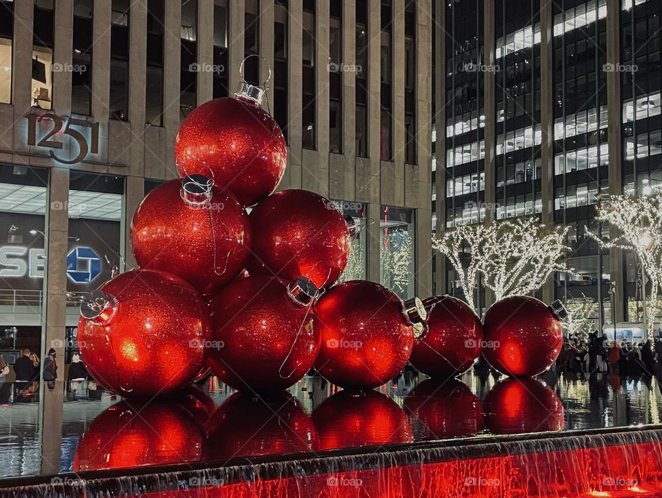 Christmas display in NYC 