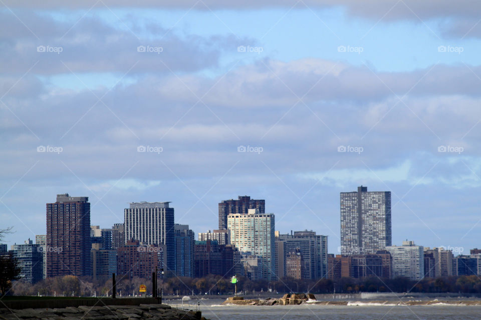 Chicago,   view from Navy Pier