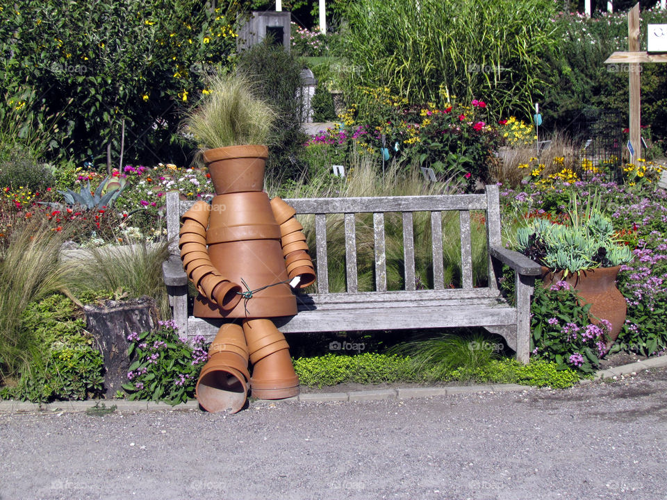 garden humor flower-pots by landon
