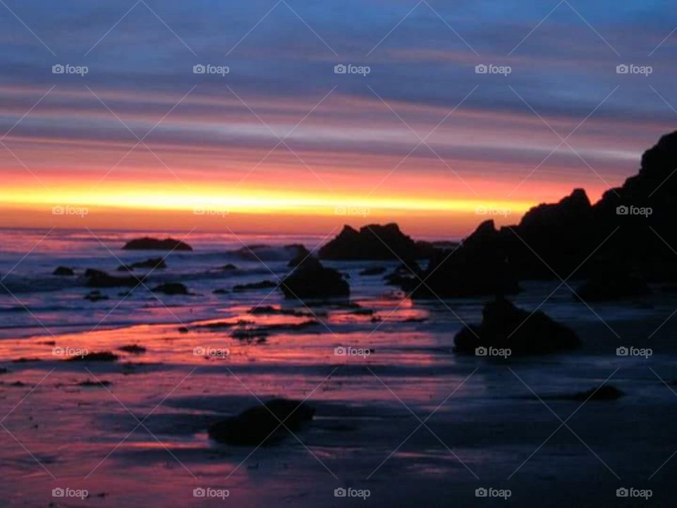 Sunset at El Matador State Beach