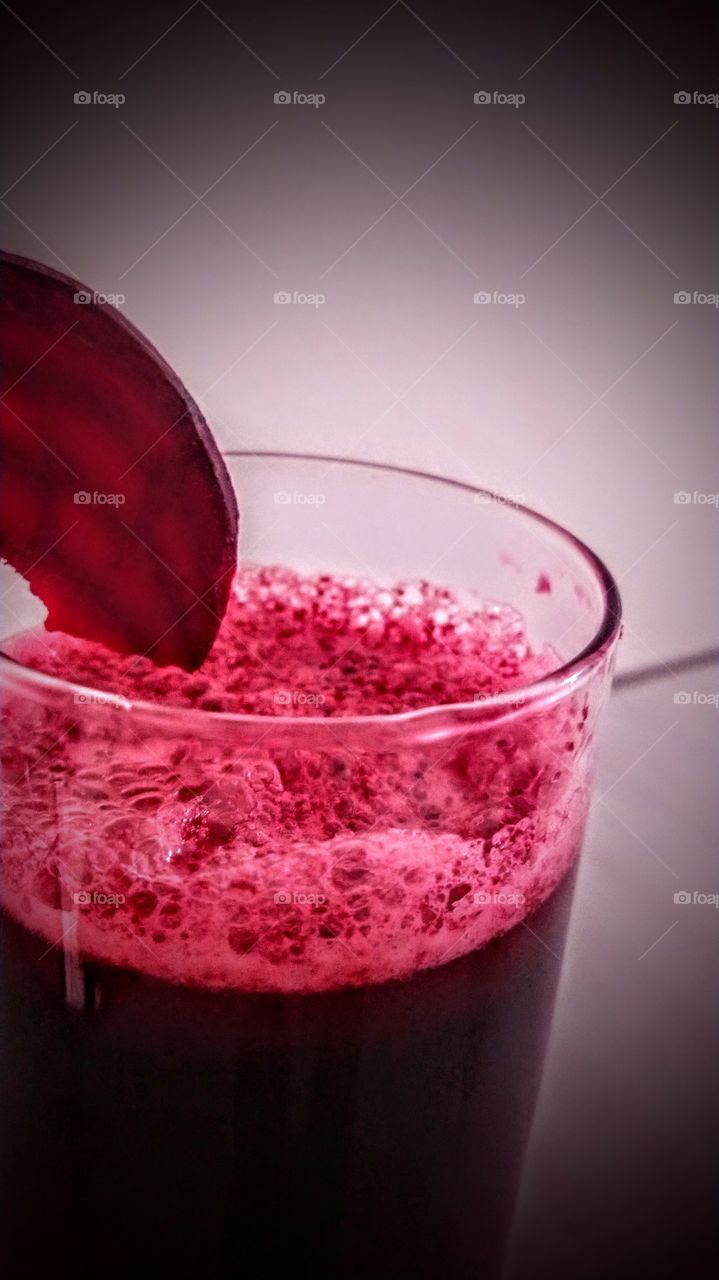 Saudável suco de Beterraba.