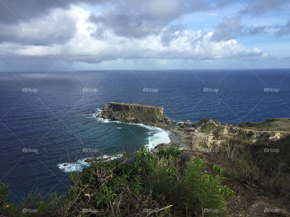 View over Forbidden Island, Saipan - CNMI