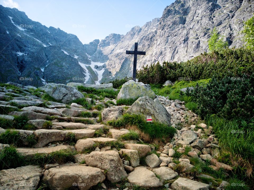 Cross on the mountain