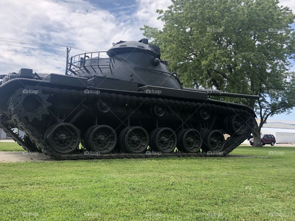 M60 Tank, tank, Dexter Park, Clay Center, Kansas, park, display 