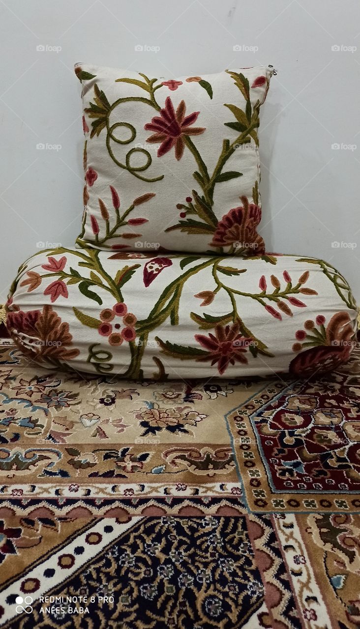 Typical kashmiri resting area