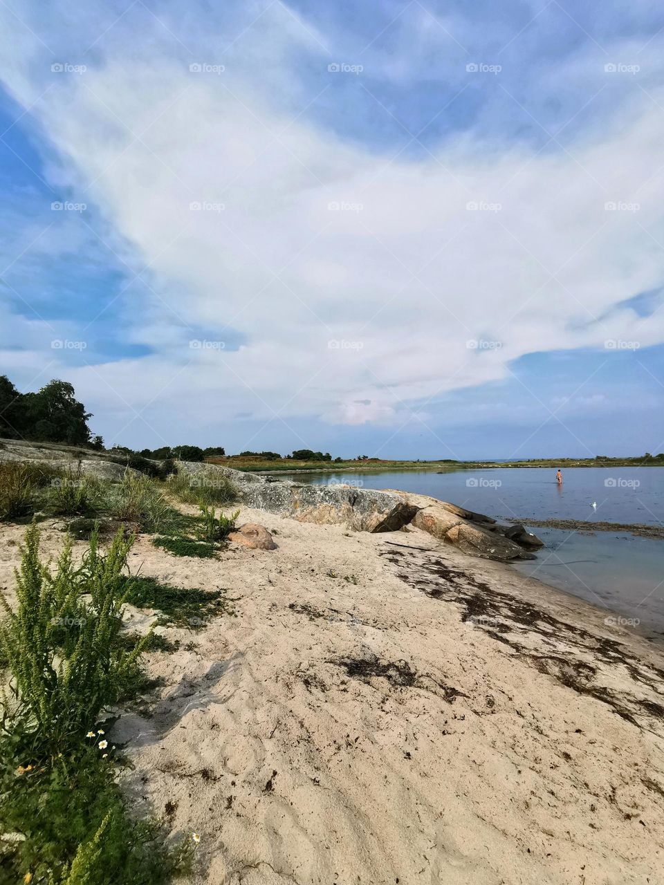 Beach on the island