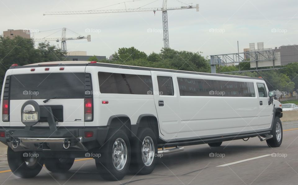 Let's go for a ride. Hummer limousine