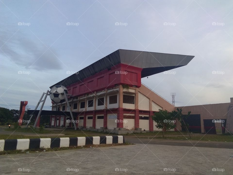 Stadion Manakarra dalam suasana pagi