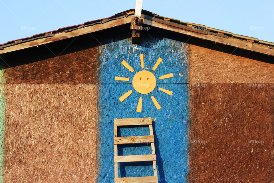 Stairway to Sun, summer house exterior