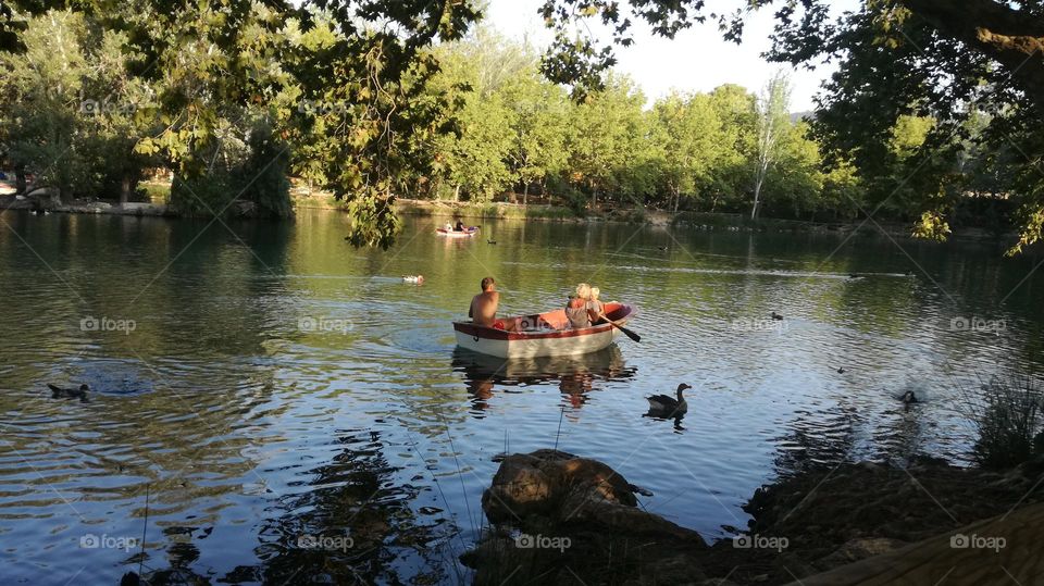 Paseo bonito en barca