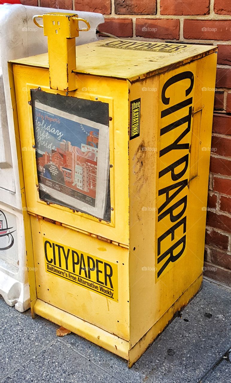 City Paper Bin