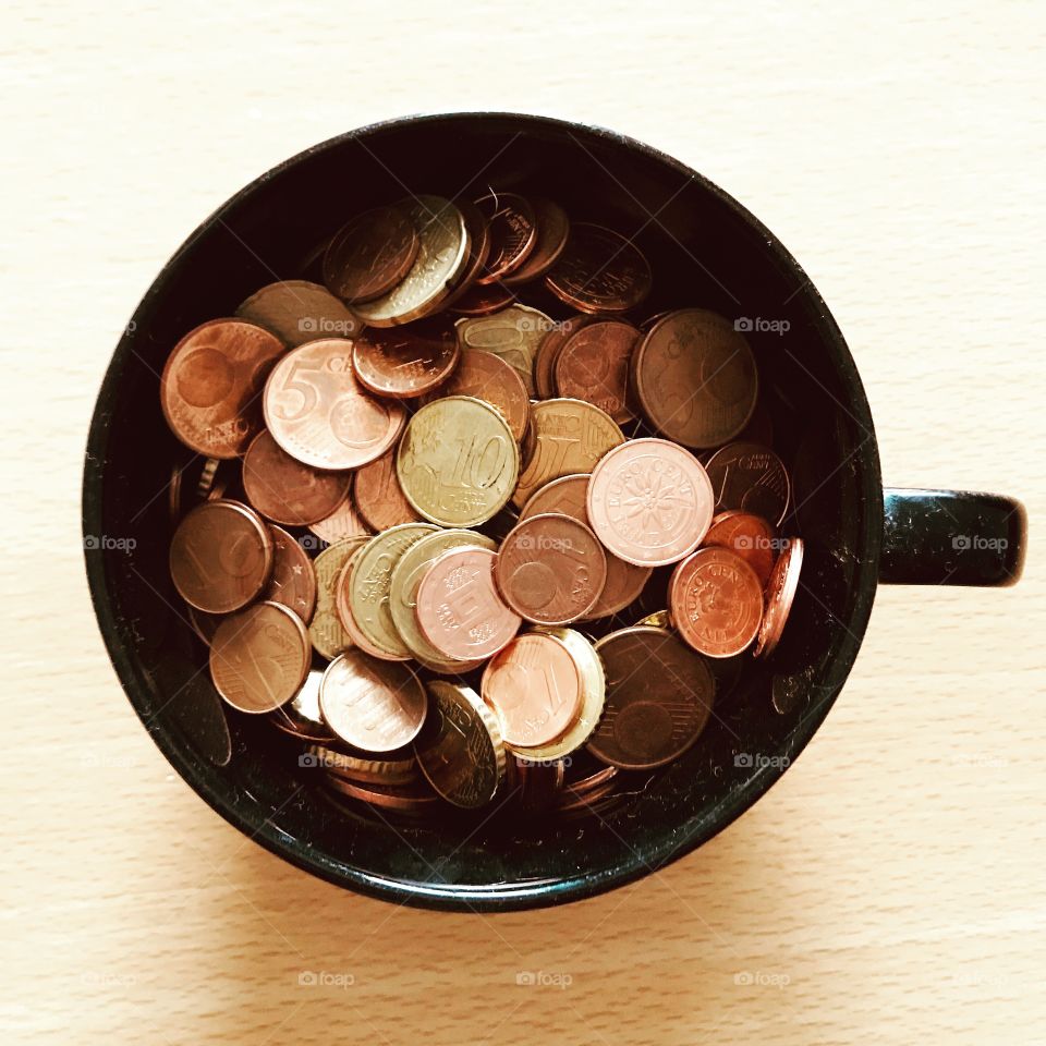 Cup of money