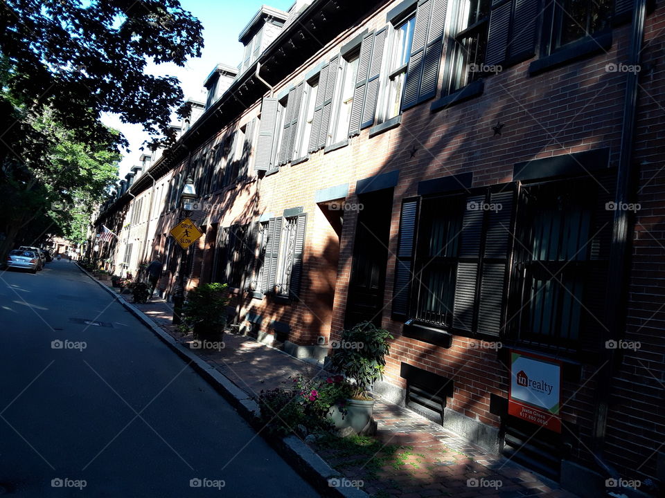 South End Boston MA -- 1800 Puritans homes