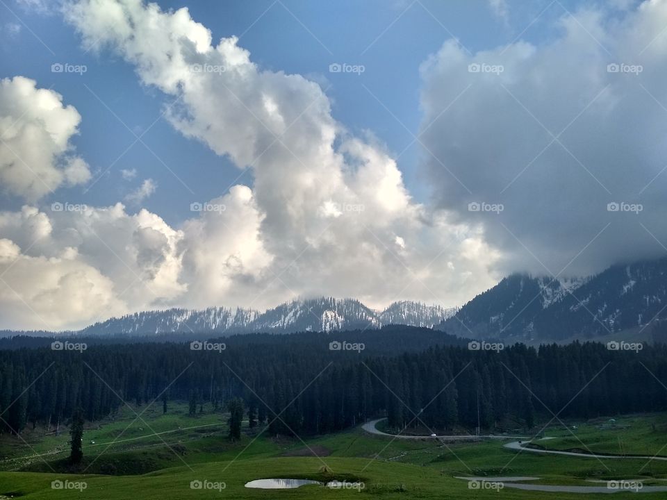 Nature has always been our friend and it keeps on teaching us everytime. These mountain's teach us to keep our strength even when everything is cold. These tall trees teach us to stand strong and not to fall. These clouds ask us to be adaptive.