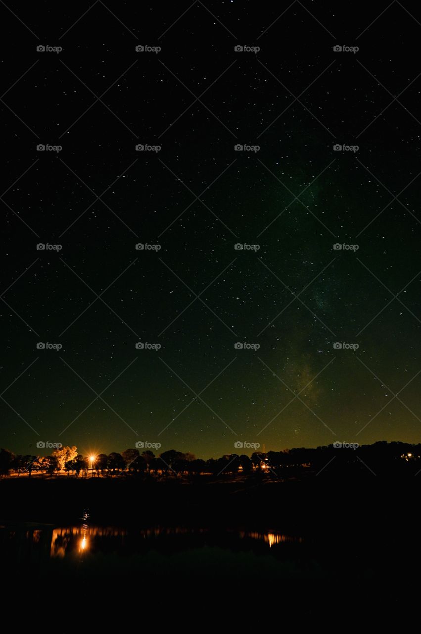 The night at Don Pedro Lake 