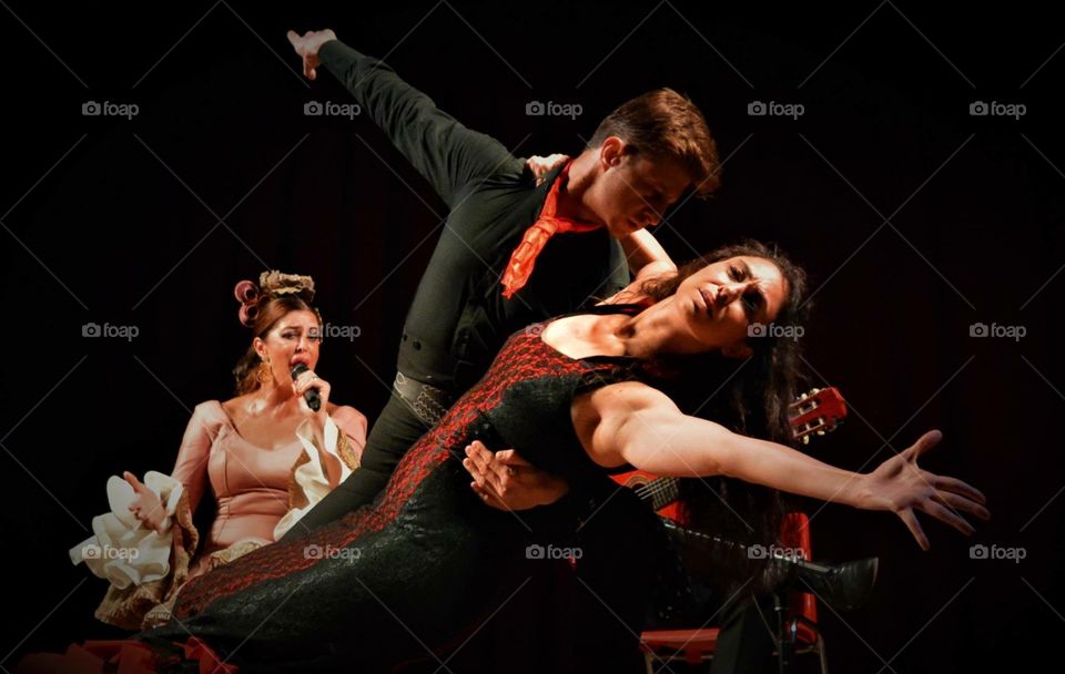 Baile flamenco en pareja 