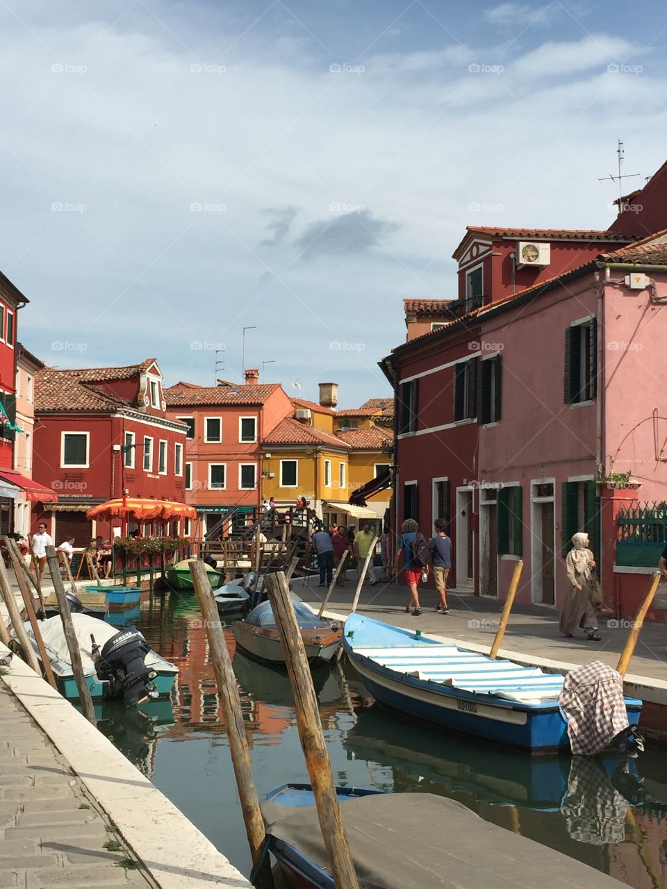 Burano island, Venice Italy 