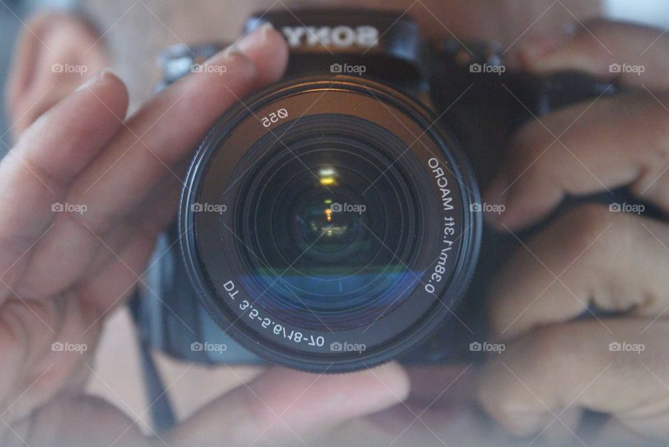 my camera reflection