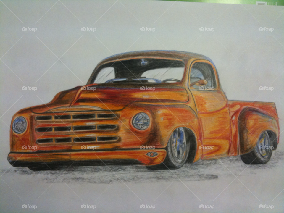 truck vehicle drawing sketch by mattjuk81