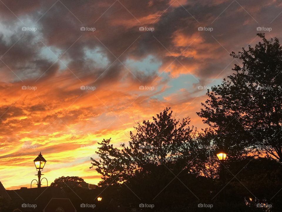 Sunset at Yorktown 