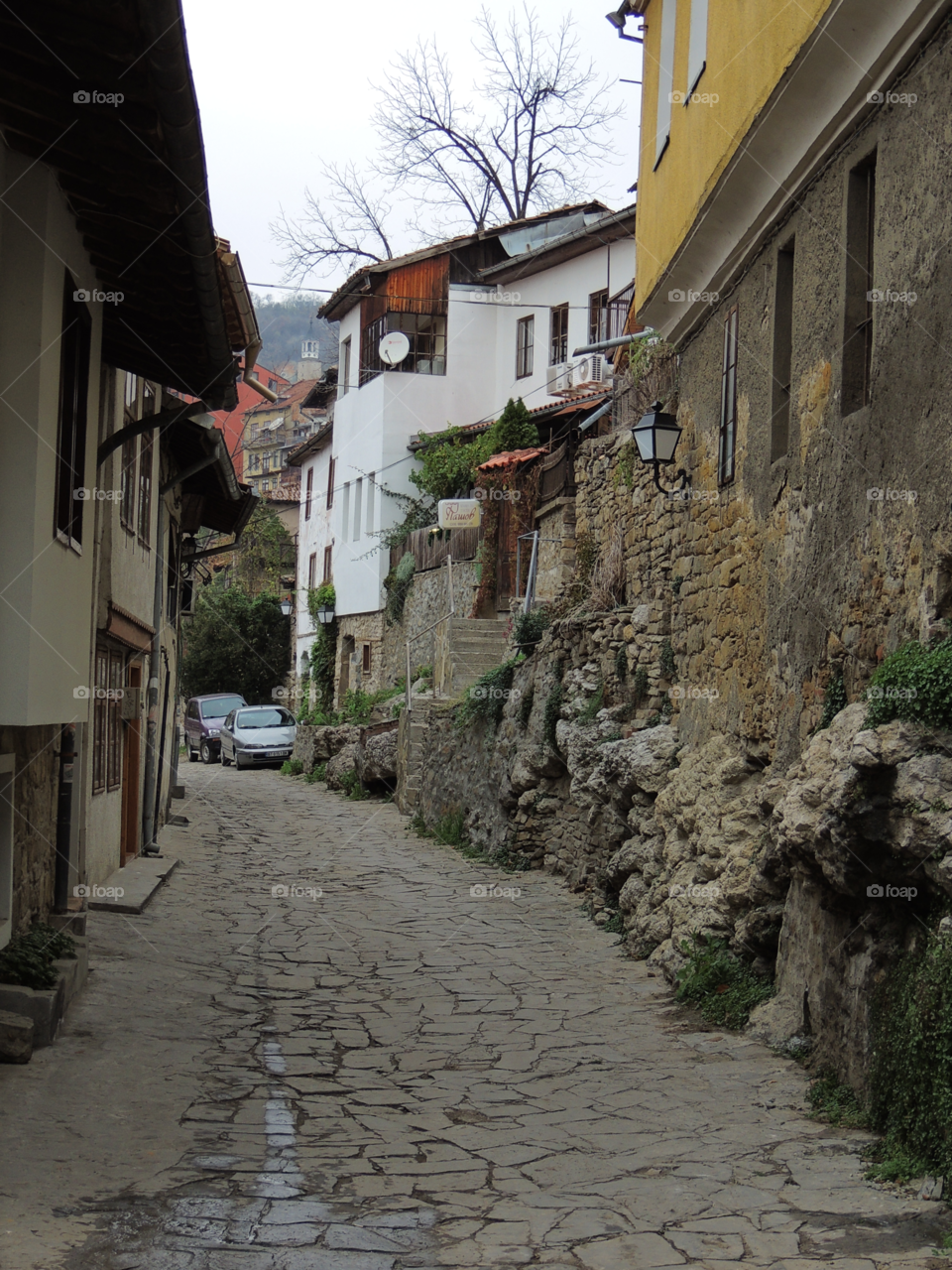 Street with ancient houses