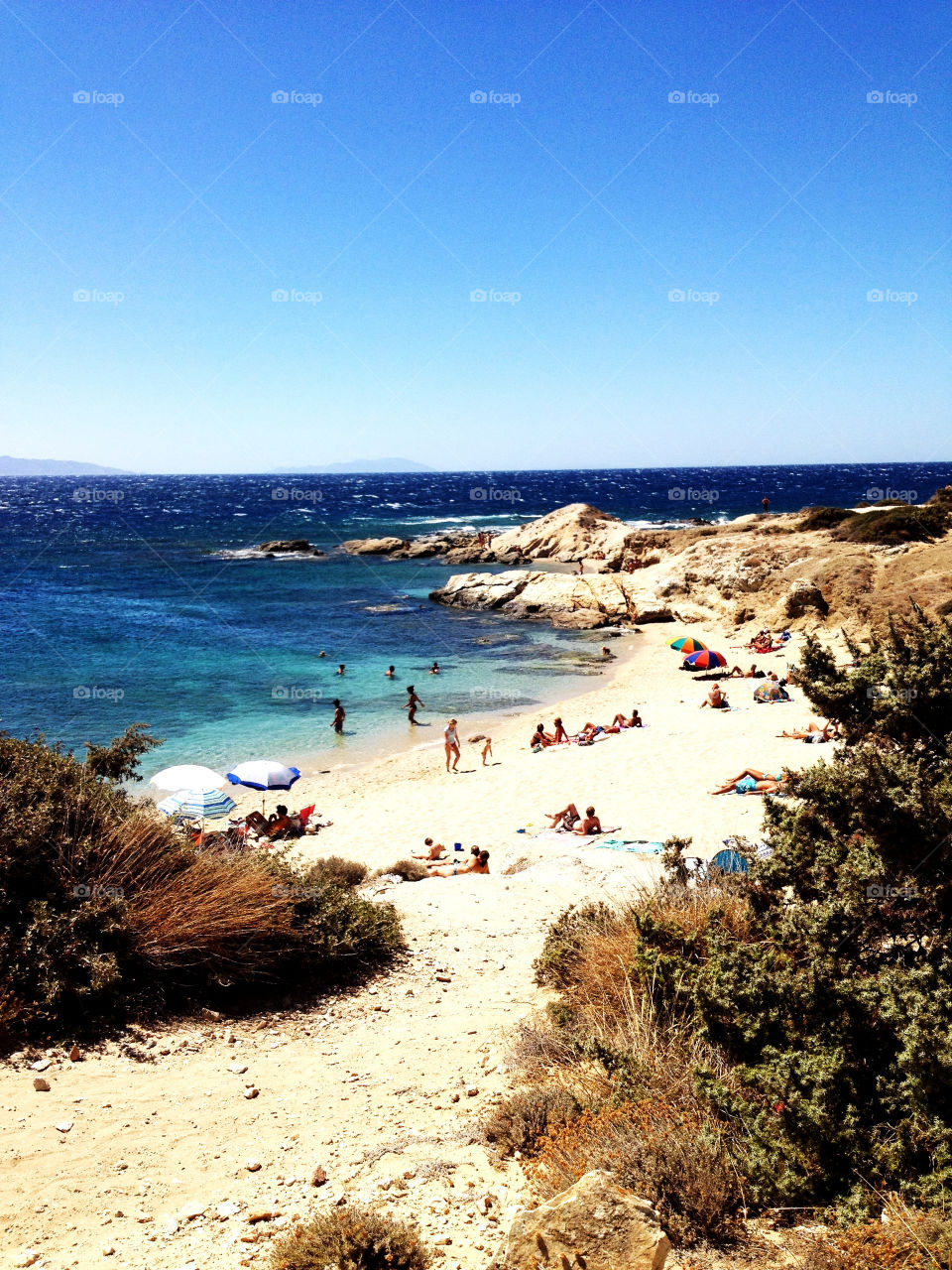 beach sun water sand by joosse_b