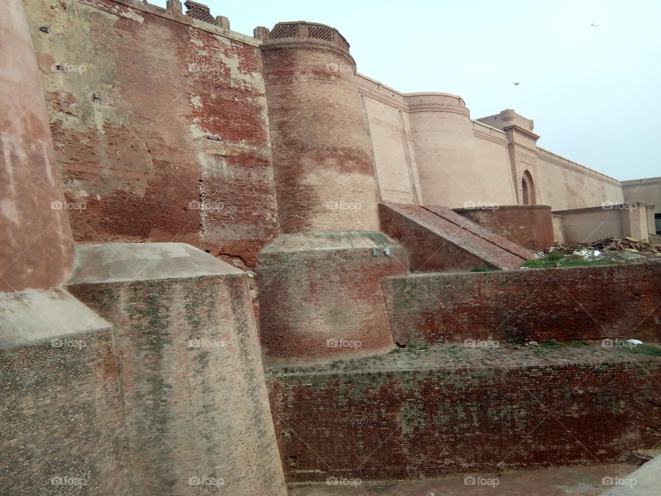 an ancient fort of Bathinda city- a monument protected by Govt Of India- inner part.