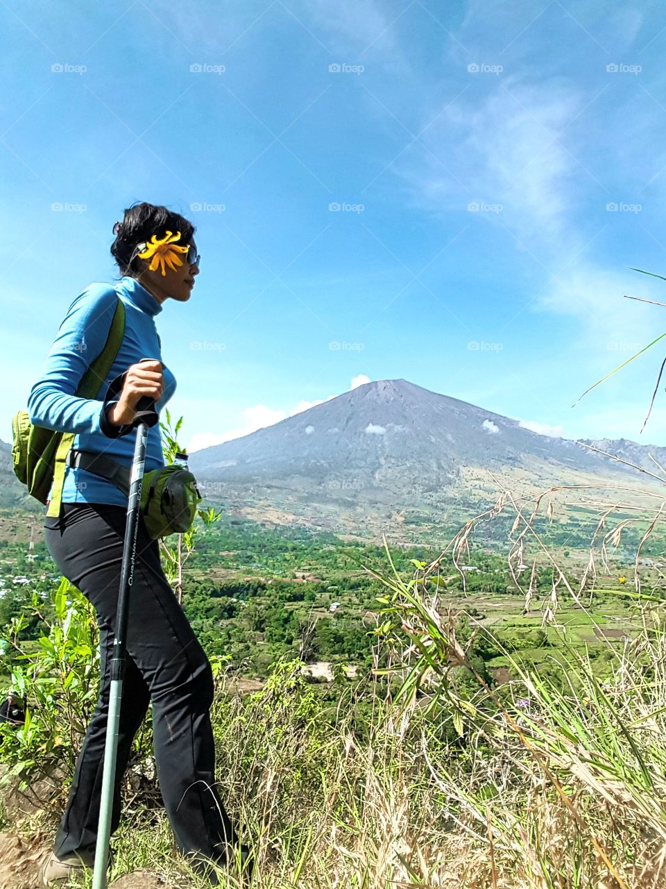 Hiking mountains to keep myself active and fit. There many amazing mountains and volcanoes to be explored in Indonesia.