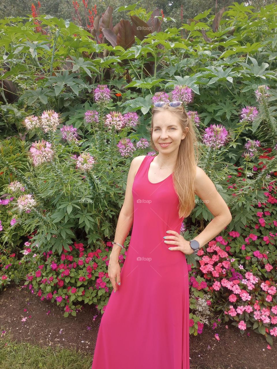 Smiling and Styling in the Garden