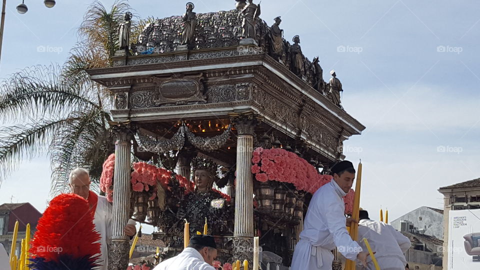 Sant'Agata patrona di Catania (Sicily)