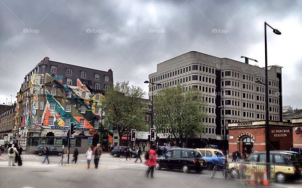 city london england rain by kk_tt