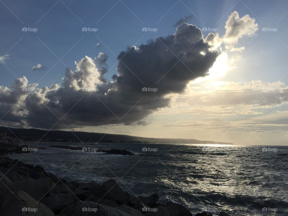 Saluto del mare di Vibo Marina , Calabria 