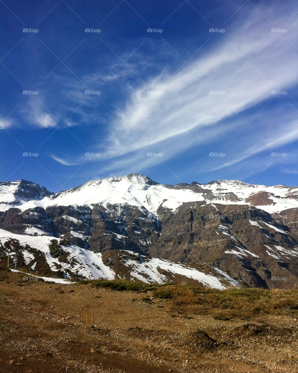 Andes mountain range 🏔