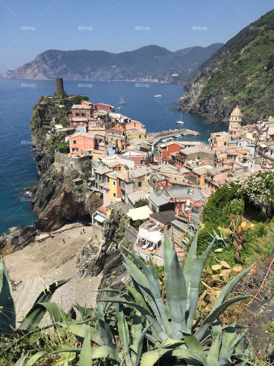 Seashore, Travel, Architecture, Town, Sea