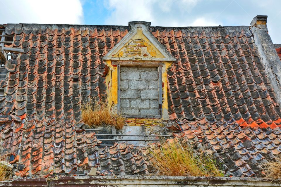 Old roof