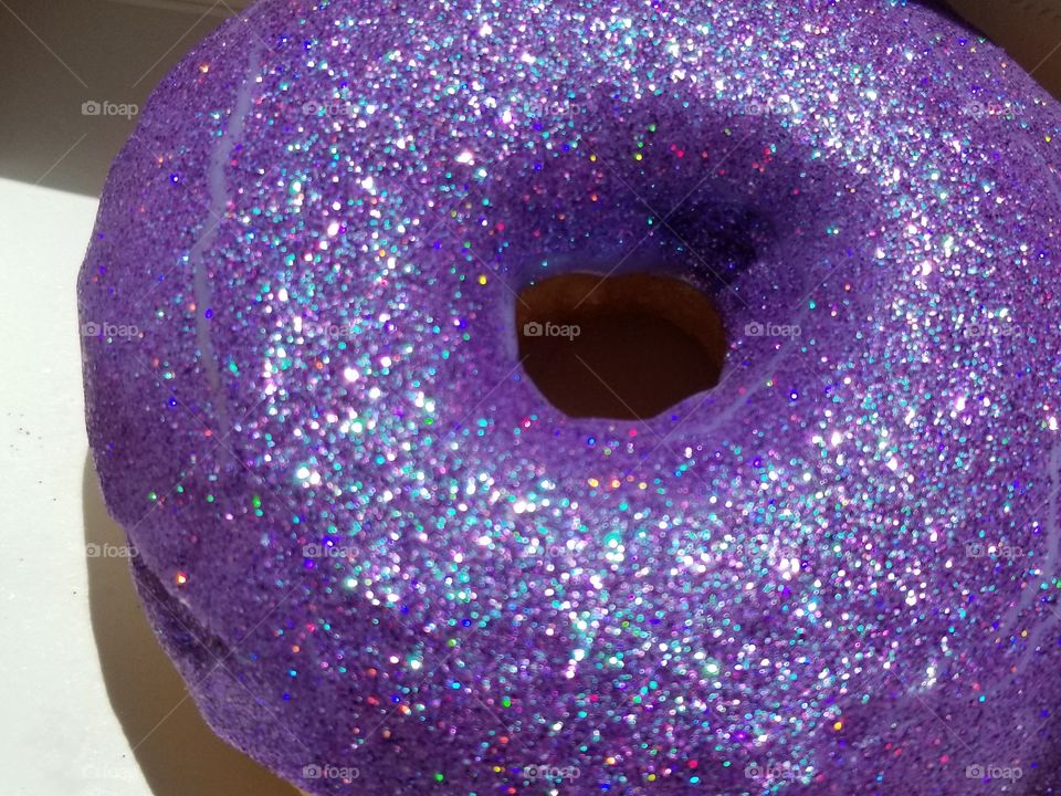 Lavender Sparkle Doughnut