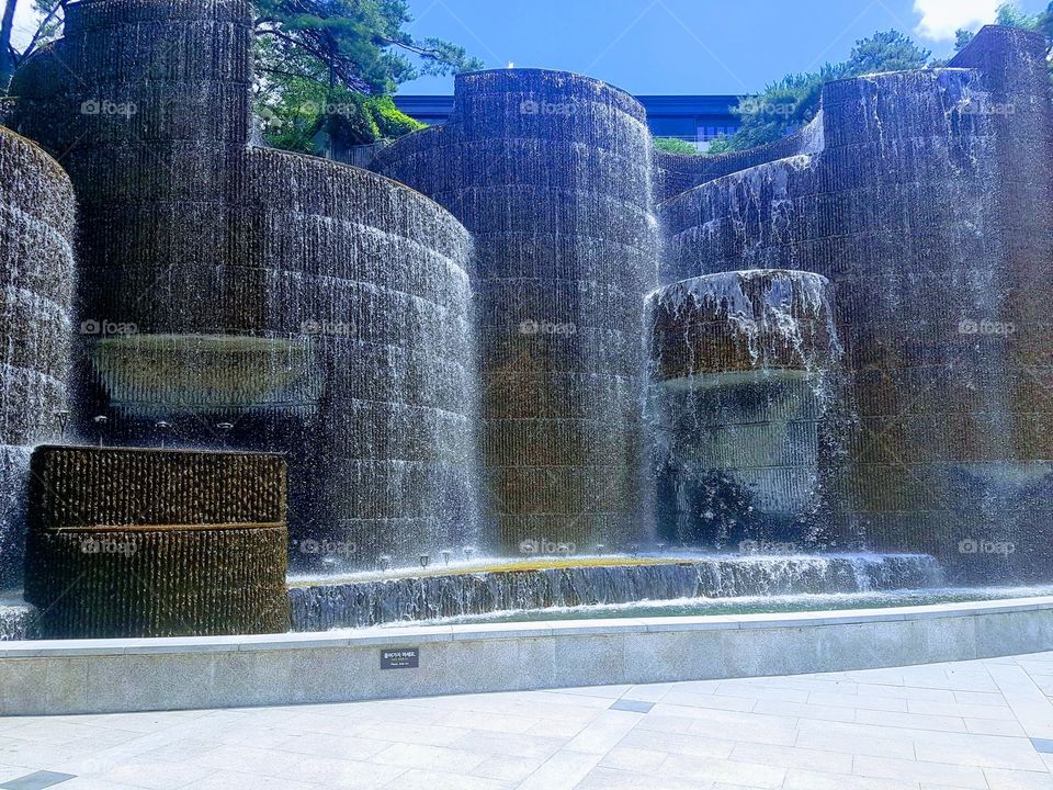 Water Falls Inside The World Of Fun.