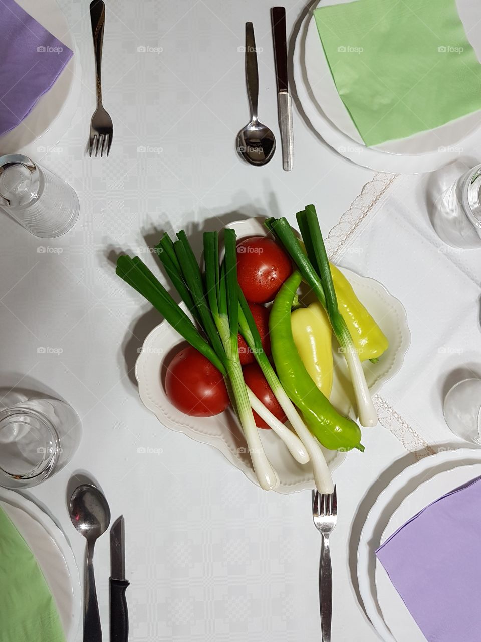 salad on the table