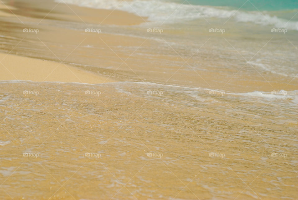 Sand on the beach 