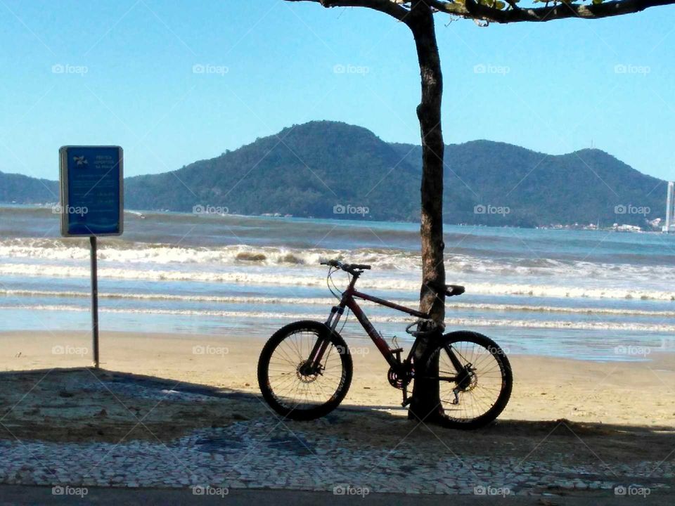 praia em Balneário Camboriú SC Brasil/ Balneário Camboriú beach, Santa Catarina, Brazil.