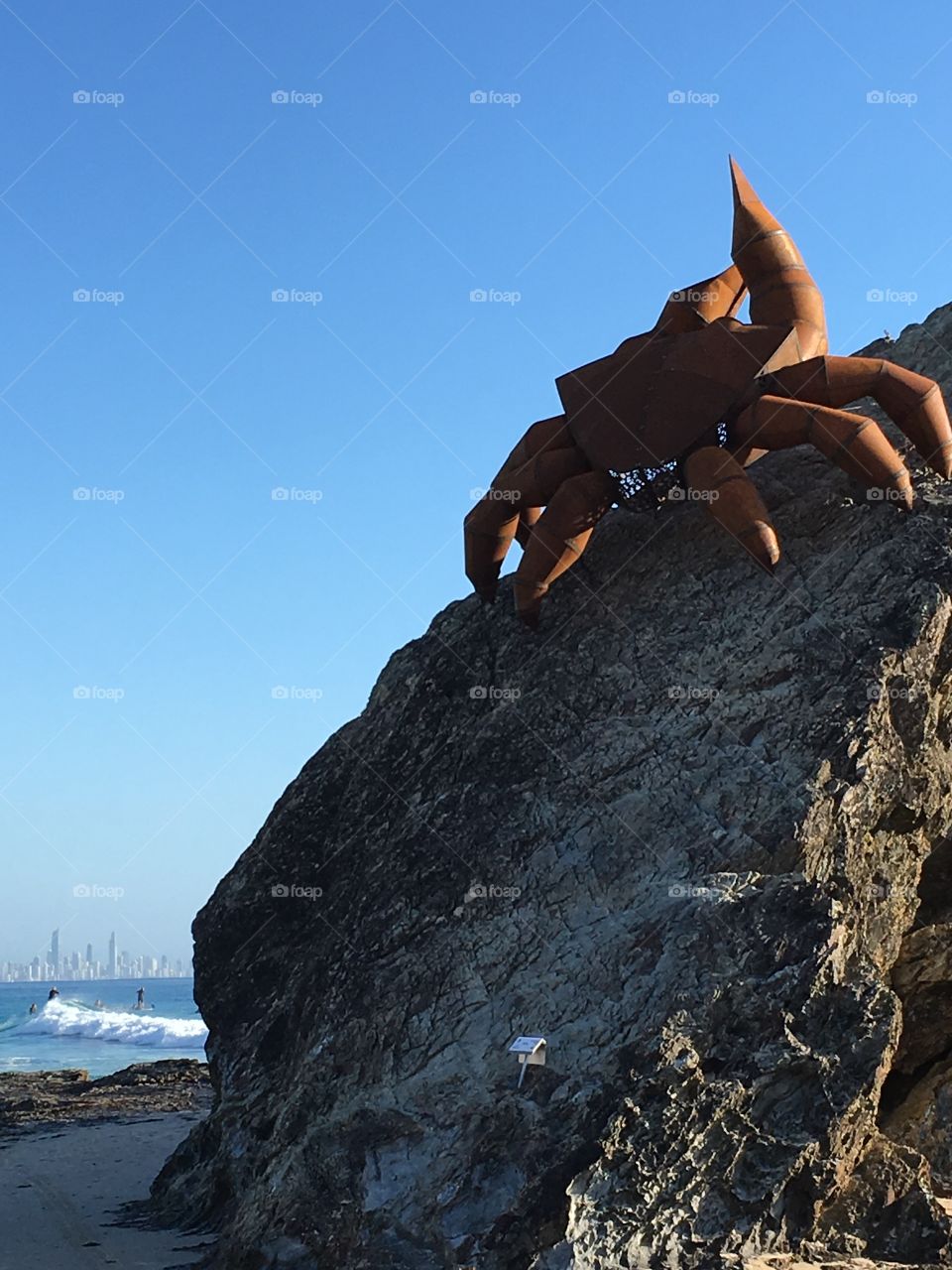 Climbing Crab Sculpture