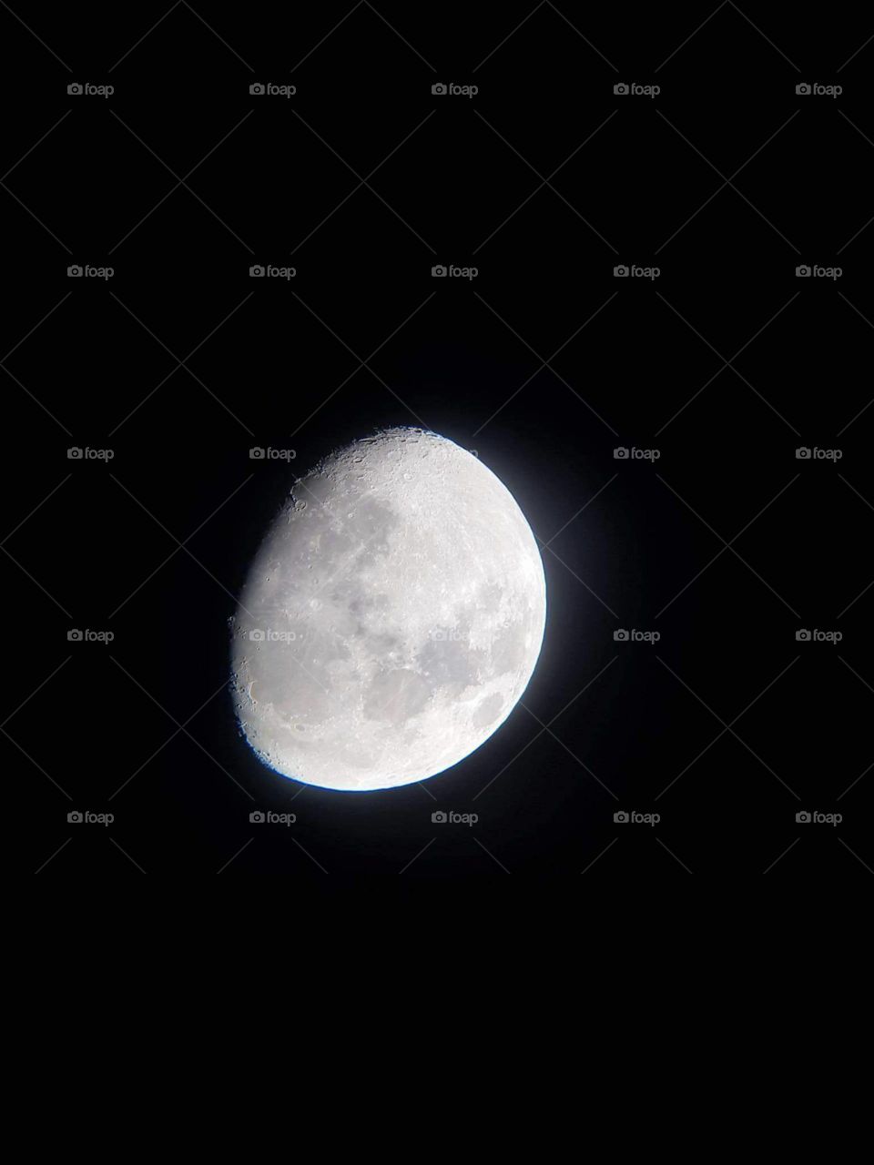 Moon from telescope