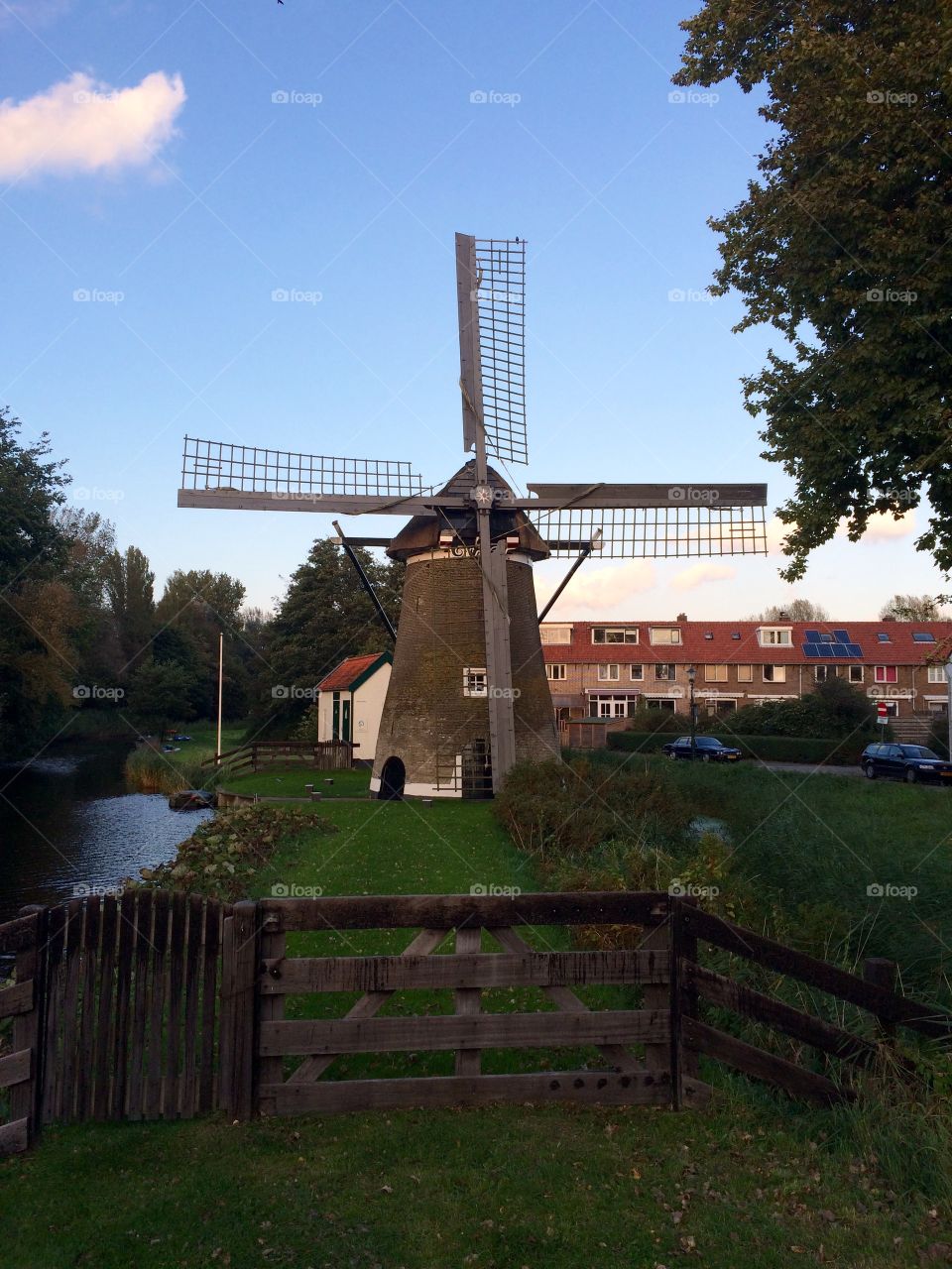 A windmill in The Netherlands 