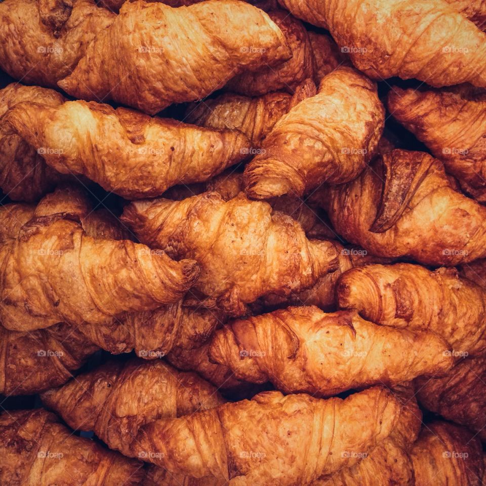 Full frame shot croissant